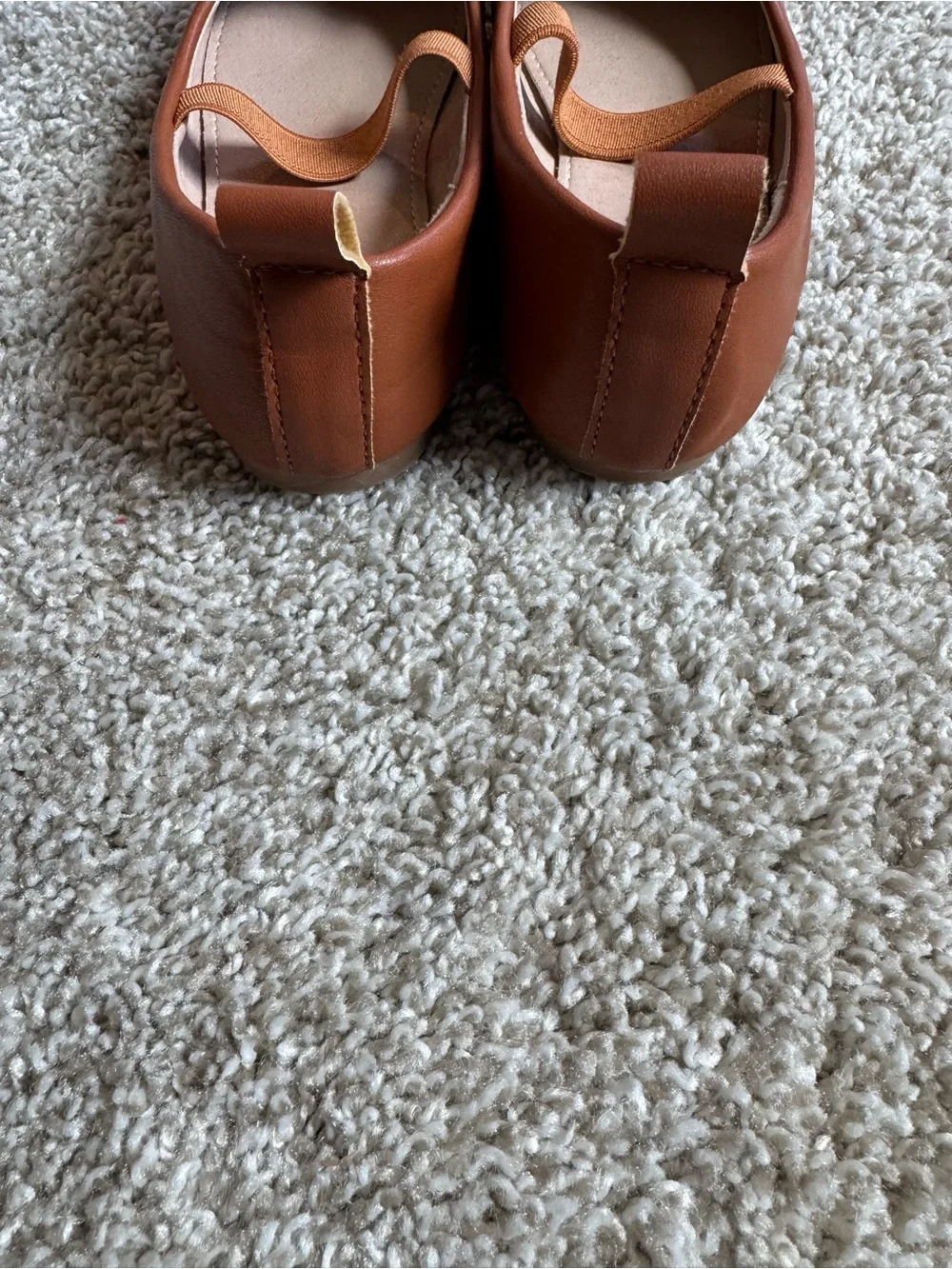 Girls Brown Mary Jane Ballet Flats Size EU 27 / Approx US 10 Bow Dress Shoes
